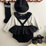 【66-90cm】長袖Ｔシャツorサロペット ベビー 可愛い フリル - 画像 (11)