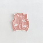 【80-110cm】ベスト 女の子 キュート ウサギ - 画像 (5)