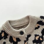 【66-110cm】ロンパースorカーディガン ベビー ヒョウ柄 暖かい - 画像 (13)