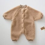 【66-100cm】オールインワン ベビー シンプル系 厚手 - 画像 (4)