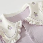 【66-90cm】ロンパース ベビー 蝶結び プリンセス - 画像 (4)