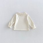 【80-130cm】トップス ベビー フリル襟 厚手 - 画像 (4)