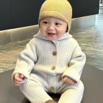 【66-100cm】カバーオール ベビー フード付き ニット - 画像 (11)