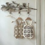 【66-90cm】サロペット ベビー 花刺繡 ニット - 画像 (4)