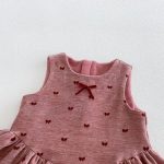 【80-130cm】トップスorワンピース 女の子 蝶結び 裏起毛 ハイネック - 画像 (15)