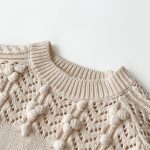 【66-100cm】セットアップ ベビー 手編み ボール ニット - 画像 (14)