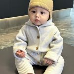【66-100cm】カバーオール ベビー フード付き ニット - 画像 (12)