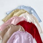 【80-130cm】トップス 女の子 無地 フリル - 画像 (16)