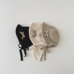 【GOODS】帽子 可愛い ニット リボン