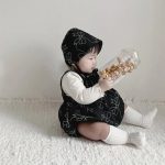 【66-90cm】サロペット ベビー 暖かい 無地 - 画像 (12)