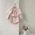 【66-90cm】ロンパース ベビー 透かし編み かわいい - 画像 (12)