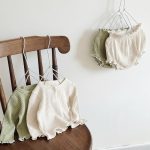 【66-90cm】セットアップ ベビー ナチュラル リブ - 画像 (6)