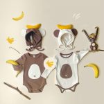 【66-90cm】ロンパース&帽子 ベビー バナナ かわいい - 画像 (3)