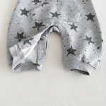 【66-90cm】 Tシャツorオールインワン ベビー 星柄 フード付き - 画像 (13)