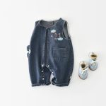 【73-120cm】Tシャツorサロペット 男の子 デニム クマ - 画像 (4)