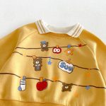 【80-130cm】セットアップ 男の子 カートゥーン 襟付き - 画像 (13)