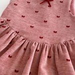 【80-130cm】トップスorワンピース 女の子 蝶結び 裏起毛 ハイネック - 画像 (16)