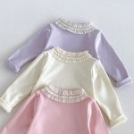 【80-130cm】トップス ベビー フリル襟 厚手 - 画像 (12)