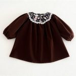 【73-120cm】ワンピース 女の子 パフスリーブ レース - 画像 (7)