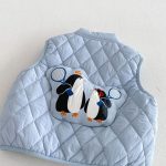 【73-100cm】ベスト 男の子 暖かい ペンギン柄 - 画像 (16)