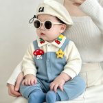 【66-90cm】ロンパース ベビー スター柄 トレンド - 画像 (8)