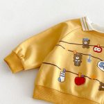【80-130cm】セットアップ 男の子 カートゥーン 襟付き - 画像 (14)