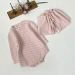 【66-90cm】ロンパース ベビー 透かし編み かわいい - 画像 (13)
