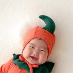 【66-90cm】ロンパース ベビー はぴはろ パンプキン - 画像 (5)