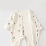 【59-90cm】ロンパース ベビー ナチュラル クマ柄 - 画像 (5)
