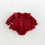 【66-90cm】ロンパース ベビー ビッグ 蝶結び - 画像 (9)