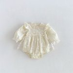 【66-90cm】ロンパース ベビー プリンセス フラワー - 画像 (4)
