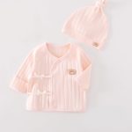 【52-59cm】トップス ベビー クマリブ 無地 - 画像 (4)