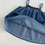 【73-110cm】ワンピース 女の子 デニム ポケット付き - 画像 (13)