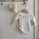 【66-90cm】ロンパース ベビー フリル襟 かわいい - 画像 (6)