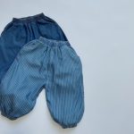 【80-130cm】パンツ キッズ ボーダー柄 薄手 イージー - 画像 (10)