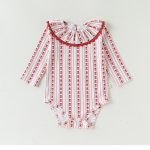 【66-90cm】ロンパース ベビー 北欧風 総柄 - 画像 (5)