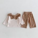 【73-110cm】セットアップ 女の子 フリル襟 おしゃれ - 画像 (4)