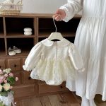 【66-90cm】ロンパース ベビー リボン付き ローズ - 画像 (8)