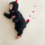 【66-90cm】ロンパース ベビー ハロウィン キュート デーモン - 画像 (4)