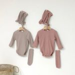 【66-90cm】ロンパース＆帽子＆ソックス ベビー 3点セット 可愛い ウサギさん - 画像 (17)