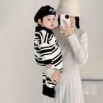 【66-90cm】長袖カバーオール ベビー ボーダー柄 ポロ襟 - 画像 (10)