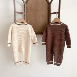 【66-90cm】ロンパース＆帽子 ベビー ボンボン ニット くま - 画像 (9)