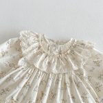 【66-90cm】ロンパース ベビー レース フラワー - 画像 (10)