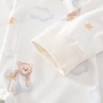 【59-90cm】ロンパース ベビー 熊さん 雲柄 - 画像 (12)