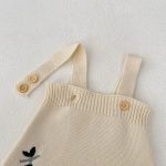 【66-100cm】カーディガンorサロペット ベビー フラワー ニット - 画像 (12)
