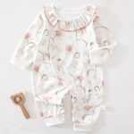 【66-90cm】ロンパース ベビー キュート フラワー - 画像 (11)