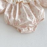 【66-130cm】ロンパースorワンピース 女の子 姉妹服 蝶結び パフスリーブ - 画像 (19)