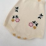 【66-100cm】カーディガンorサロペット ベビー フラワー ニット - 画像 (14)