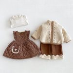 【80-130cm】アウターorワンピース 女の子 暖かい フリル - 画像 (7)