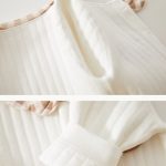 【59-90cm】ロンパース ベビー クマ柄 チェック襟 - 画像 (8)